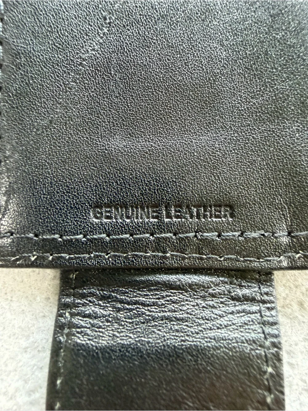Dockers Genuine Leather Magnetic Money Clip Wallet Black Slim Minimalist